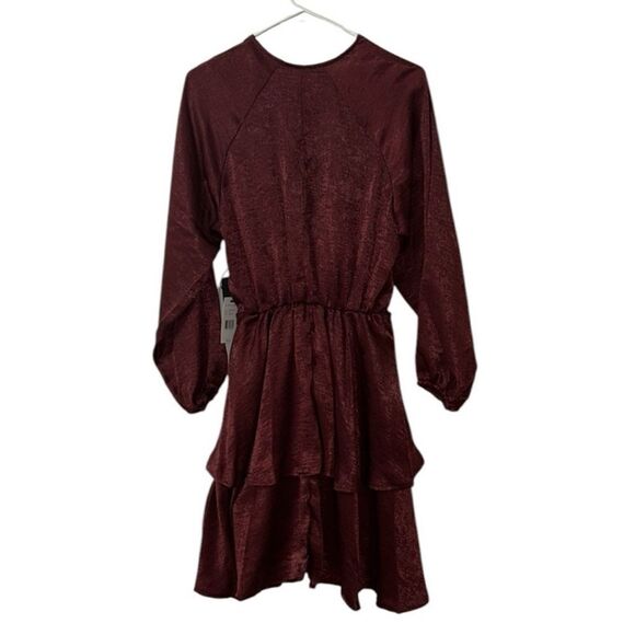 Black Tape Burgundy Mini Fit & Flare
Dress(Size Medium) - Picture 4 of 8